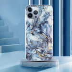 Custodia per telefono in TPU marmorizzato IMD, For iPhone 15 Pro Max, For iPhone 15 Pro, For iPhone 15 Plus, For iPhone 15