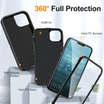 Custodia per telefono robusta impermeabile Life, For iPhone 15
