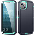 Custodia per telefono robusta impermeabile Life, For iPhone 15