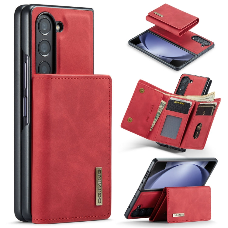 Portafoglio multi-carta 3 pieghe serie DG.MING M1 + custodia per telefono magnetica, For Galaxy Z Fold8 Ultra 5G, For Galaxy Z Fold7 5G, For Samsung Galaxy Z Fold5