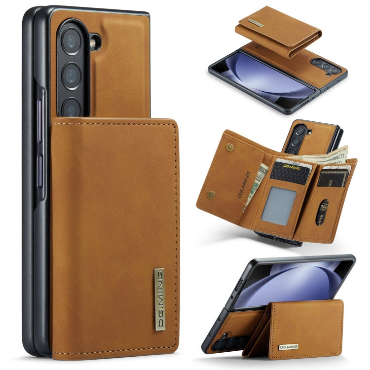 Portafoglio multi-carta 3 pieghe serie DG.MING M1 + custodia per telefono magnetica, For Galaxy Z Fold8 Ultra 5G, For Galaxy Z Fold7 5G, For Samsung Galaxy Z Fold5