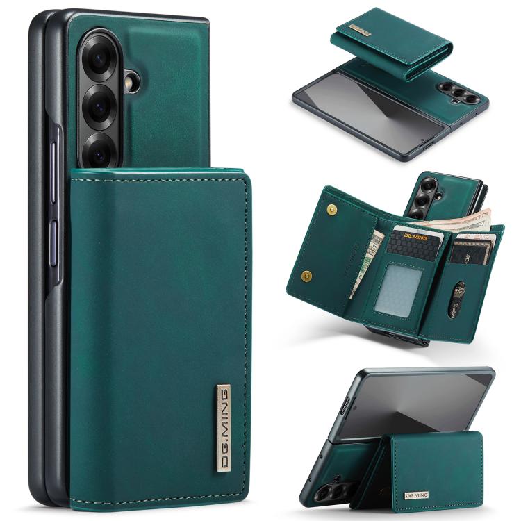 Portafoglio multi-carta 3 pieghe serie DG.MING M1 + custodia per telefono magnetica, For Galaxy Z Fold8 Ultra 5G, For Galaxy Z Fold7 5G, For Samsung Galaxy Z Fold5