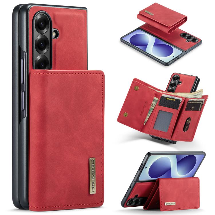 Portafoglio multi-carta 3 pieghe serie DG.MING M1 + custodia per telefono magnetica, For Galaxy Z Fold8 Ultra 5G, For Galaxy Z Fold7 5G, For Samsung Galaxy Z Fold5