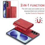 Portafoglio multi-carta 3 pieghe serie DG.MING M1 + custodia per telefono magnetica, For Galaxy Z Fold8 Ultra 5G, For Galaxy Z Fold7 5G, For Samsung Galaxy Z Fold5
