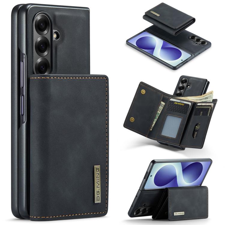 Portafoglio multi-carta 3 pieghe serie DG.MING M1 + custodia per telefono magnetica, For Galaxy Z Fold8 Ultra 5G, For Galaxy Z Fold7 5G, For Samsung Galaxy Z Fold5