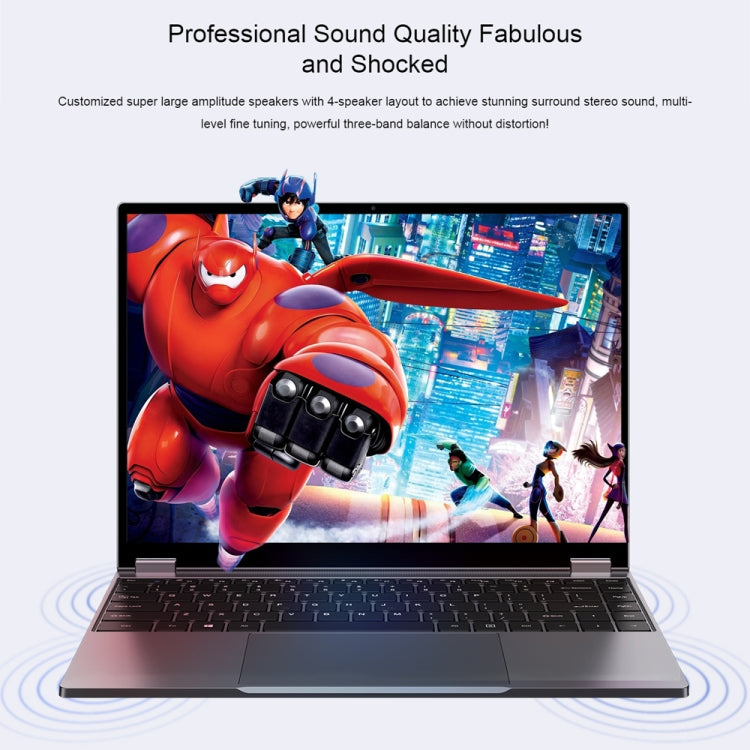 Laptop Yoga CHUWI FreeBook da 13,5 pollici, Windows 11 Intel Alder Lake-N N100 Quad Core, FreeBook 12GB+512GB