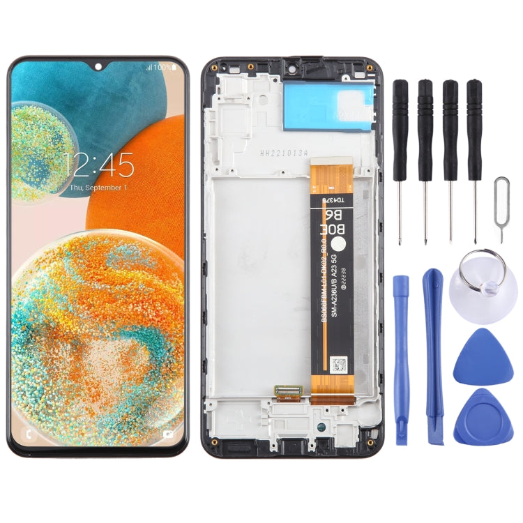 Digitalizzatore schermo LCD OEM assemblaggio completo con cornice, For Samsung Galaxy A23 4G SM-A235F, For Samsung Galaxy A23 5G SM-A236B, For Samsung Galaxy A14 5G SM-A146B, For Samsung Galaxy A04S SM-A047