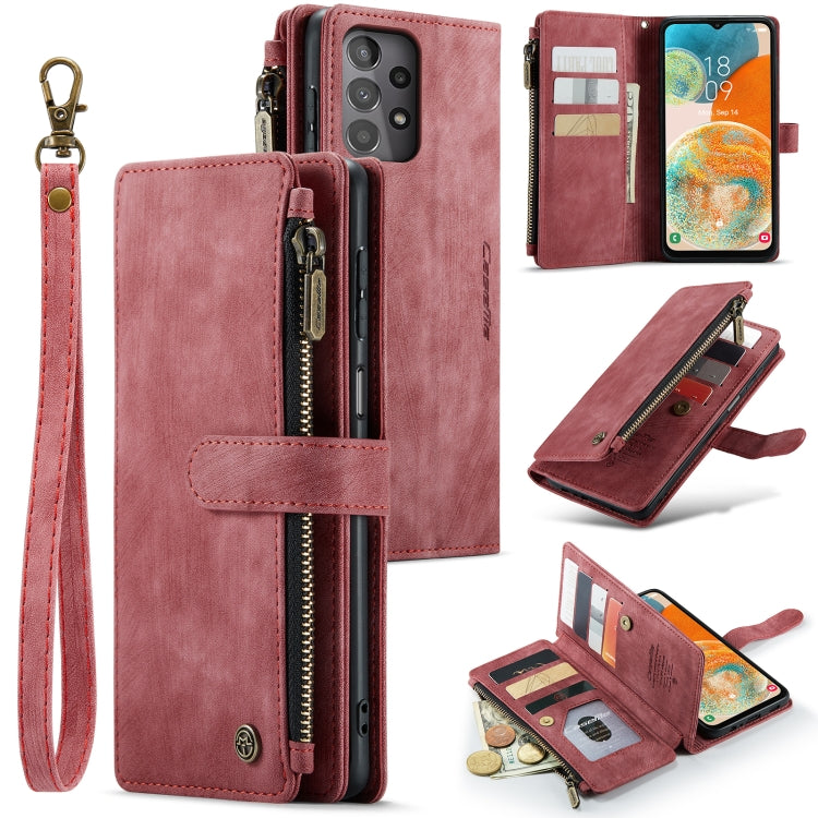 Custodia in pelle con cerniera per Samsung Galaxy S24 5G