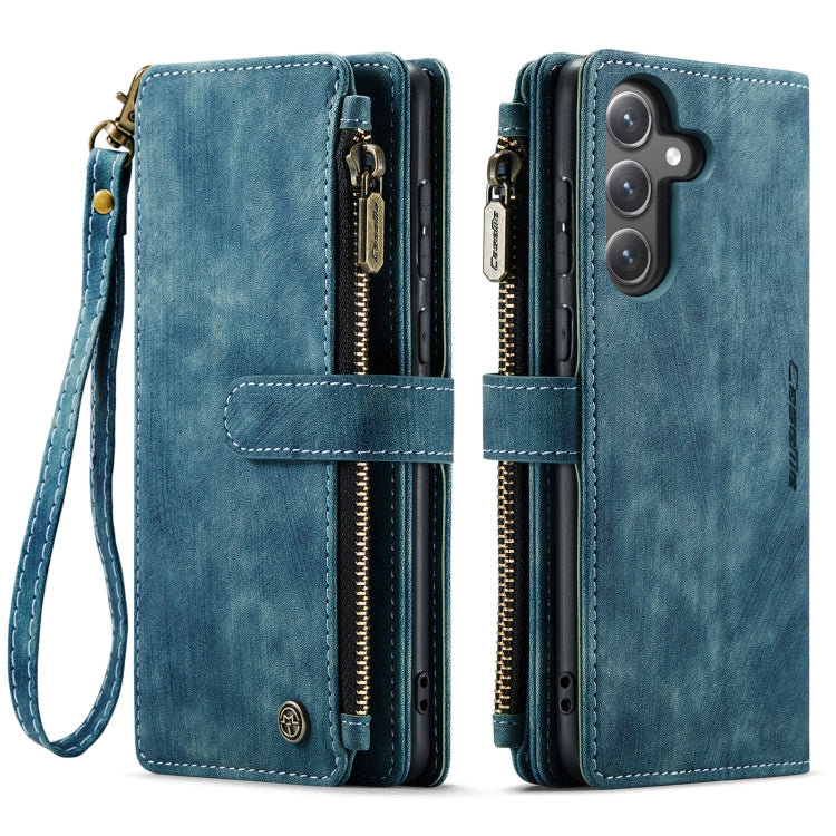 Custodia in pelle con cerniera per Samsung Galaxy S24 5G