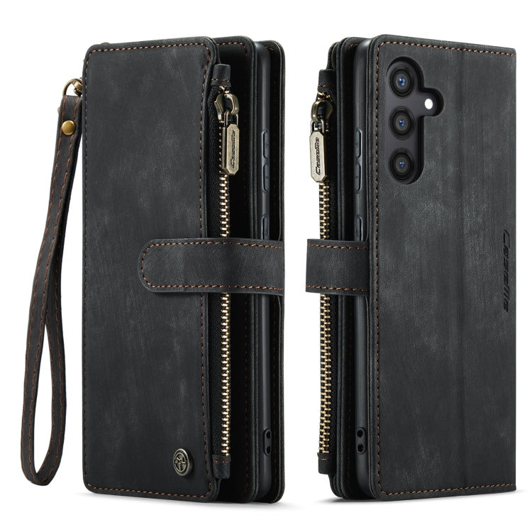Custodia in pelle con cerniera per Samsung Galaxy S24 5G