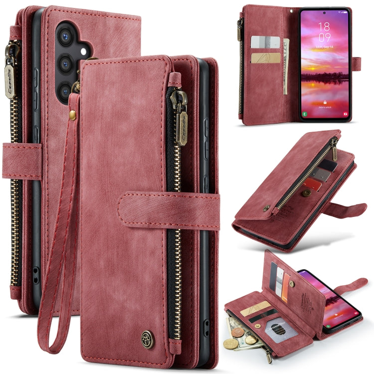 Custodia in pelle con cerniera per Samsung Galaxy S24 5G