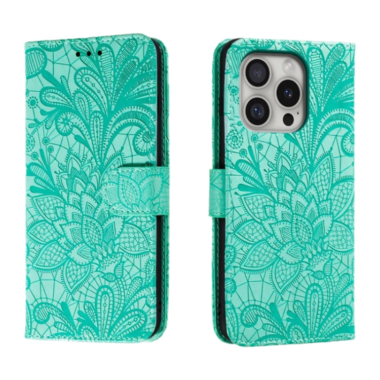 Custodia per cellulare in pelle con motivo floreale in pizzo, For iPhone Air, For iPhone 16 Pro Max, For iPhone 16 Pro, For iPhone 16 Plus