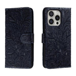 Custodia per cellulare in pelle con motivo floreale in pizzo, For iPhone Air, For iPhone 16 Pro Max, For iPhone 16 Pro, For iPhone 16 Plus