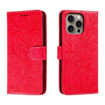 Custodia per cellulare in pelle con motivo floreale in pizzo, For iPhone Air, For iPhone 16 Pro Max, For iPhone 16 Pro, For iPhone 16 Plus