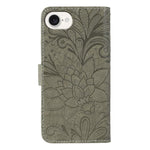 Custodia per cellulare in pelle con motivo floreale in pizzo, For iPhone 17e / 16e, For iPhone 17 Pro Max, For iPhone 17 Pro, For iPhone 17