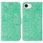 Custodia per cellulare in pelle con motivo floreale in pizzo, For iPhone 17e / 16e, For iPhone 17 Pro Max, For iPhone 17 Pro, For iPhone 17