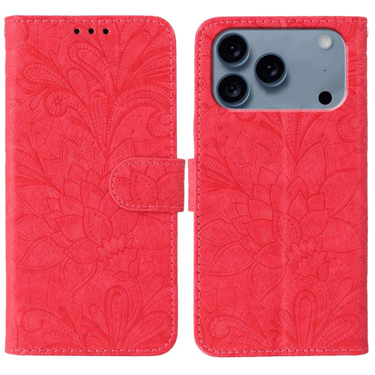 Custodia per cellulare in pelle con motivo floreale in pizzo, For iPhone 17e / 16e, For iPhone 17 Pro Max, For iPhone 17 Pro, For iPhone 17