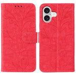 Custodia per cellulare in pelle con motivo floreale in pizzo, For iPhone 17e / 16e, For iPhone 17 Pro Max, For iPhone 17 Pro, For iPhone 17