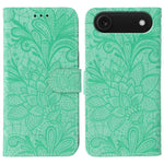 Custodia per cellulare in pelle con motivo floreale in pizzo, For iPhone Air, For iPhone 16 Pro Max, For iPhone 16 Pro, For iPhone 16 Plus