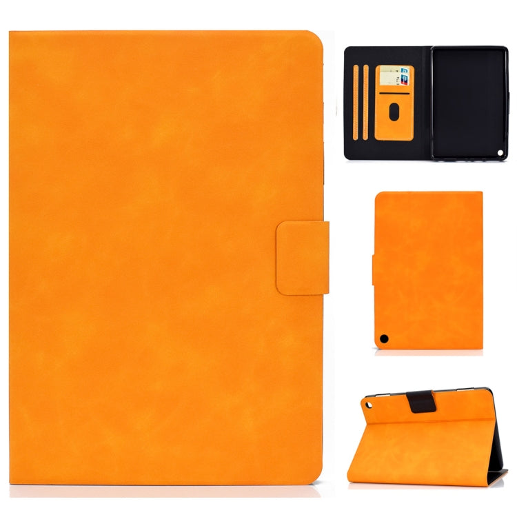 Custodia in pelle a conchiglia orizzontale in pelle bovina con supporto e slot per schede e funzione Sleep / Wake-up, For Kindle Fire HD8 (2020), For Kindle Fire 7 2015 / 2017 / 2019, For Kindle Fire HD8 2016 / 2017, For Kindle Fire HD10 2015 / 2017   ...