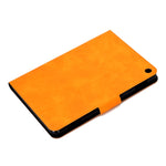 Custodia in pelle a conchiglia orizzontale in pelle bovina con supporto e slot per schede e funzione Sleep / Wake-up, For Kindle Fire HD8 (2020), For Kindle Fire 7 2015 / 2017 / 2019, For Kindle Fire HD8 2016 / 2017, For Kindle Fire HD10 2015 / 2017   ...