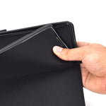 Custodia in pelle a conchiglia orizzontale in pelle bovina con supporto e slot per schede e funzione Sleep / Wake-up, For Kindle Fire HD8 (2020), For Kindle Fire 7 2015 / 2017 / 2019, For Kindle Fire HD8 2016 / 2017, For Kindle Fire HD10 2015 / 2017   ...