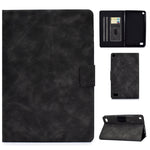 Custodia in pelle a conchiglia orizzontale in pelle bovina con supporto e slot per schede e funzione Sleep / Wake-up, For Kindle Fire HD8 (2020), For Kindle Fire 7 2015 / 2017 / 2019, For Kindle Fire HD8 2016 / 2017, For Kindle Fire HD10 2015 / 2017   ...