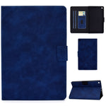 Custodia in pelle a conchiglia orizzontale in pelle bovina con supporto e slot per schede e funzione Sleep / Wake-up, For Kindle Fire HD8 (2020), For Kindle Fire 7 2015 / 2017 / 2019, For Kindle Fire HD8 2016 / 2017, For Kindle Fire HD10 2015 / 2017   ...