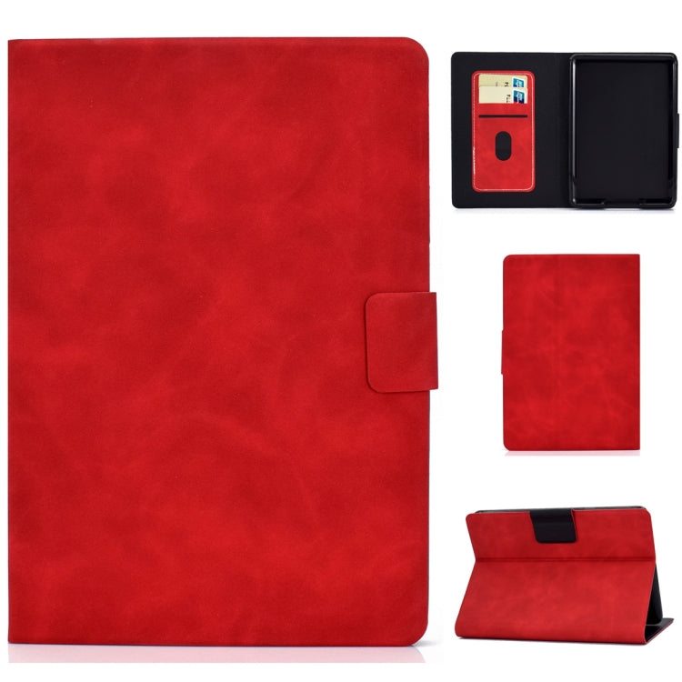 Custodia in pelle a conchiglia orizzontale in pelle bovina con supporto e slot per schede e funzione Sleep / Wake-up, For Kindle Fire HD8 (2020), For Kindle Fire 7 2015 / 2017 / 2019, For Kindle Fire HD8 2016 / 2017, For Kindle Fire HD10 2015 / 2017   ...