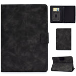 Custodia in pelle a conchiglia orizzontale in pelle bovina con supporto e slot per schede e funzione Sleep / Wake-up, For Kindle Fire HD8 (2020), For Kindle Fire 7 2015 / 2017 / 2019, For Kindle Fire HD8 2016 / 2017, For Kindle Fire HD10 2015 / 2017   ...
