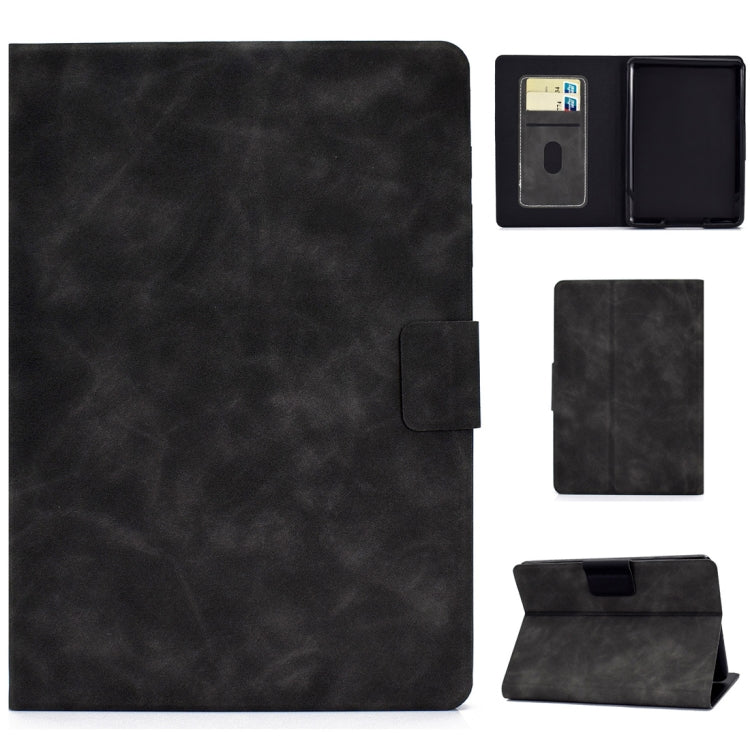 Custodia in pelle a conchiglia orizzontale in pelle bovina con supporto e slot per schede e funzione Sleep / Wake-up, For Kindle Fire HD8 (2020), For Kindle Fire 7 2015 / 2017 / 2019, For Kindle Fire HD8 2016 / 2017, For Kindle Fire HD10 2015 / 2017   ...