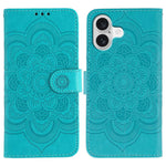 Custodia per telefono in pelle con stampa Sun Mandala, For iPhone 17, For iPhone Air, For iPhone 15 Pro Max