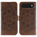 Custodia per telefono in pelle con stampa Sun Mandala, For iPhone 17, For iPhone Air, For iPhone 15 Pro Max