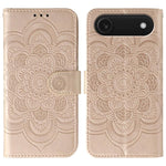 Custodia per telefono in pelle con stampa Sun Mandala, For iPhone 17, For iPhone Air, For iPhone 15 Pro Max