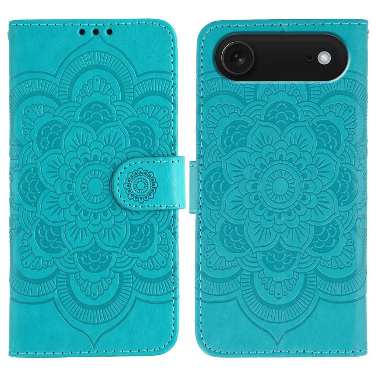 Custodia per telefono in pelle con stampa Sun Mandala, For iPhone 17, For iPhone Air, For iPhone 15 Pro Max