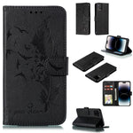 Custodia per telefono in pelle con texture litchi con motivo piuma, For iPhone 15 Pro Max, For iPhone 15 Pro, For iPhone 15 Plus, For iPhone 15
