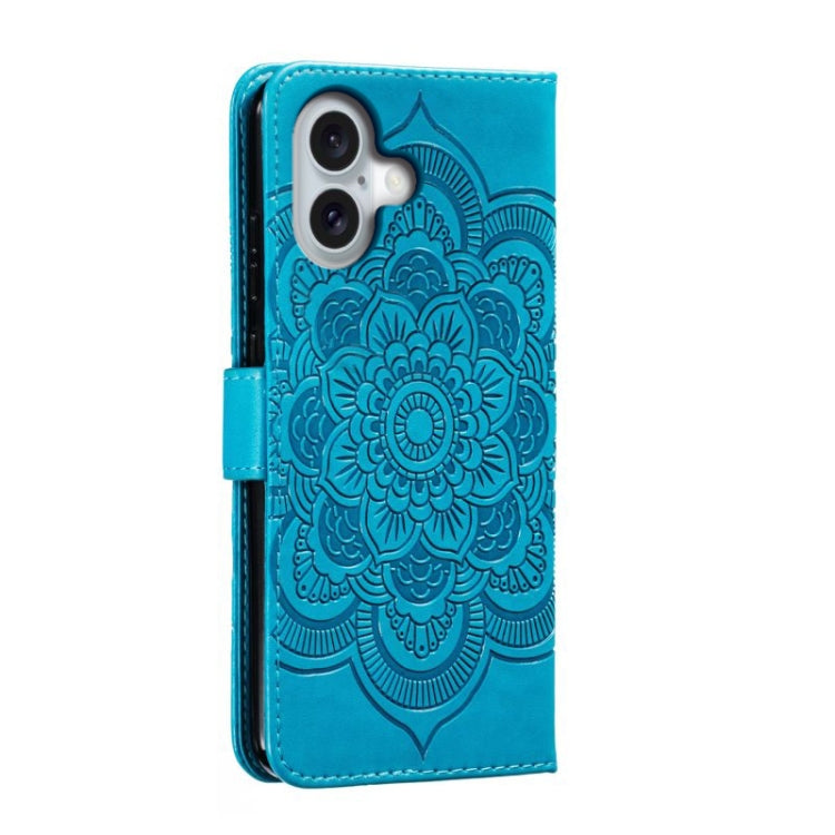 Custodia per cellulare in pelle con motivo a rilievo mandala in rilievo, For iPhone 16, For iPhone 15 Pro Max, For iPhone 15 Pro