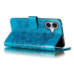 Custodia per cellulare in pelle con motivo a rilievo mandala in rilievo, For iPhone 16, For iPhone 15 Pro Max, For iPhone 15 Pro