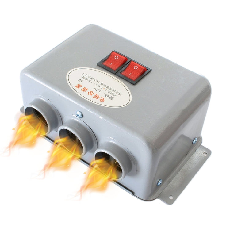 Sbrinatore antiappannamento riscaldatore elettrico a 3 fori per auto, DC 12V, DC 24V