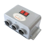 Sbrinatore antiappannamento riscaldatore elettrico a 3 fori per auto, DC 12V, DC 24V