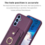 Custodia portafoglio Samsung Galaxy A14 A34 A54 con anello