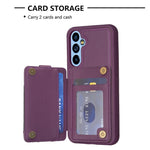 Custodia portafoglio Samsung Galaxy A14 A34 A54 con anello