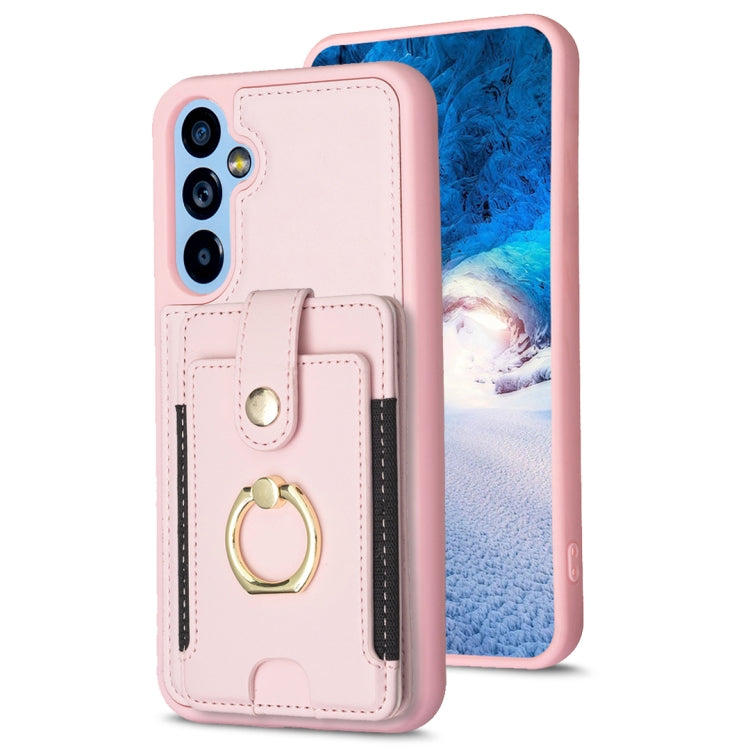 Custodia portafoglio Samsung Galaxy A14 A34 A54 con anello