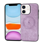 Custodia in pelle laterale con MagSafe per iPhone 11