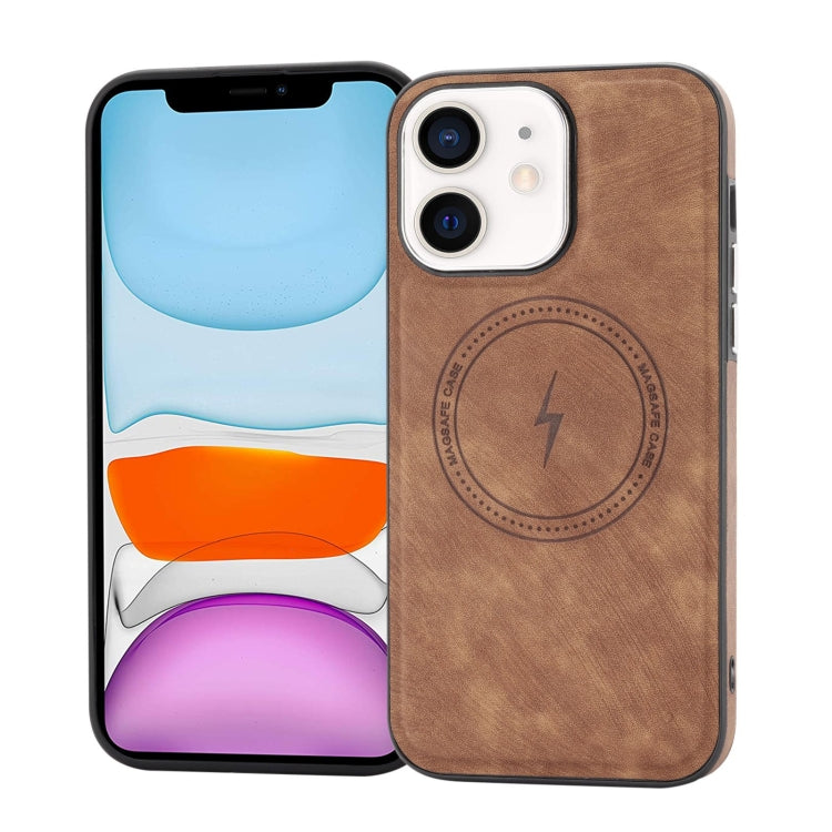 Custodia in pelle laterale con MagSafe per iPhone 11