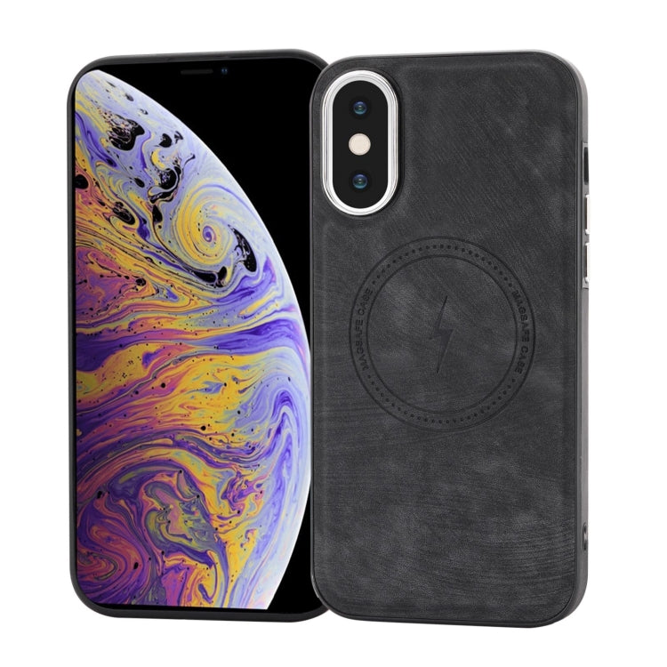 Custodia in pelle laterale con MagSafe per iPhone 11