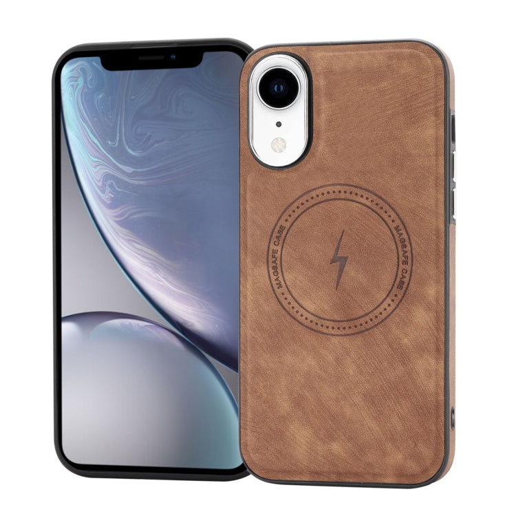 Custodia in pelle laterale con MagSafe per iPhone 11