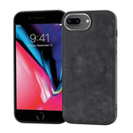 Custodia in pelle laterale con MagSafe per iPhone XS Max