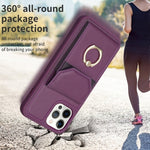 Custodia portafoglio per iPhone 15 Pro Max con porta carte