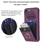 BF29 Custodia per telefono con porta carte per organo, For iPhone 14 Plus, For iPhone 14 / 13, For iPhone 14 Pro, For iPhone 14 Pro Max